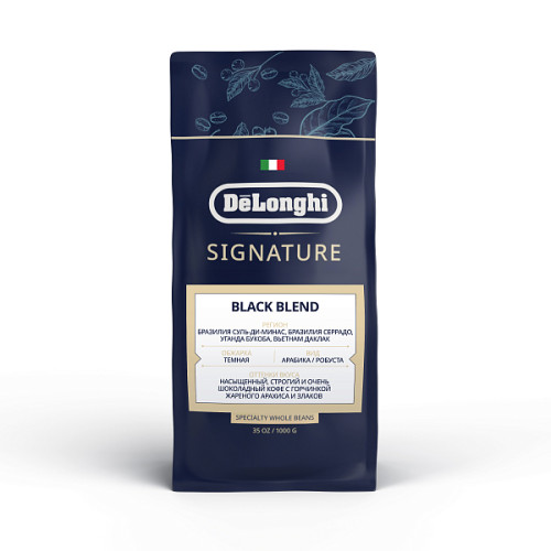 Кофе DeLonghi Signature Black 1 кг