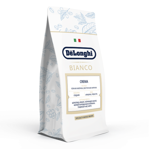 Кофе в зёрнах DeLonghi Signature Bianco Crema 800gr